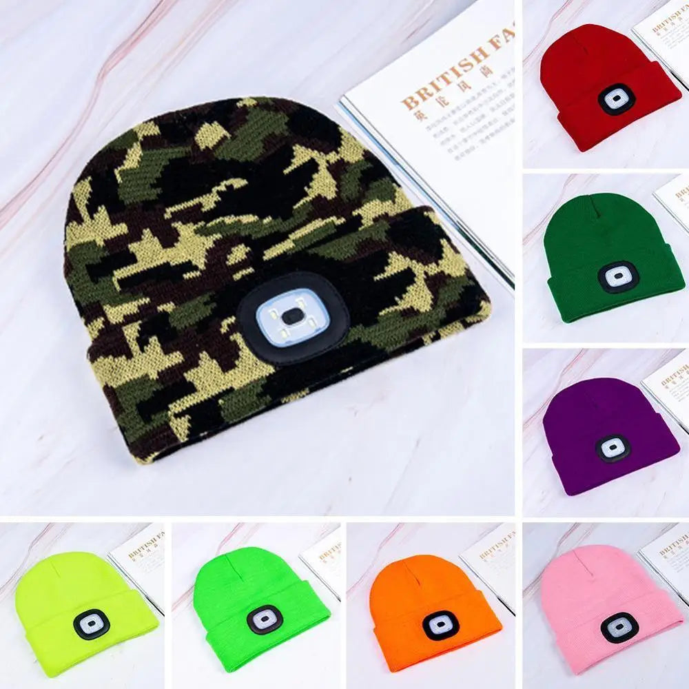 Rechargeable LED Knit Beanie