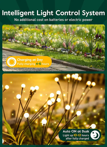 Solar Firefly Garden Lights