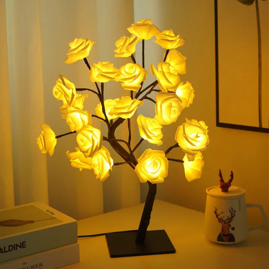 Forever Love Lighted Rose Tree