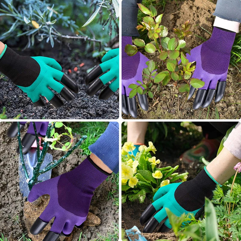 Waterproof Earth-Digging Gloves With Claws