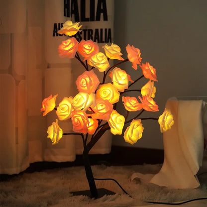 Forever Love Lighted Rose Tree